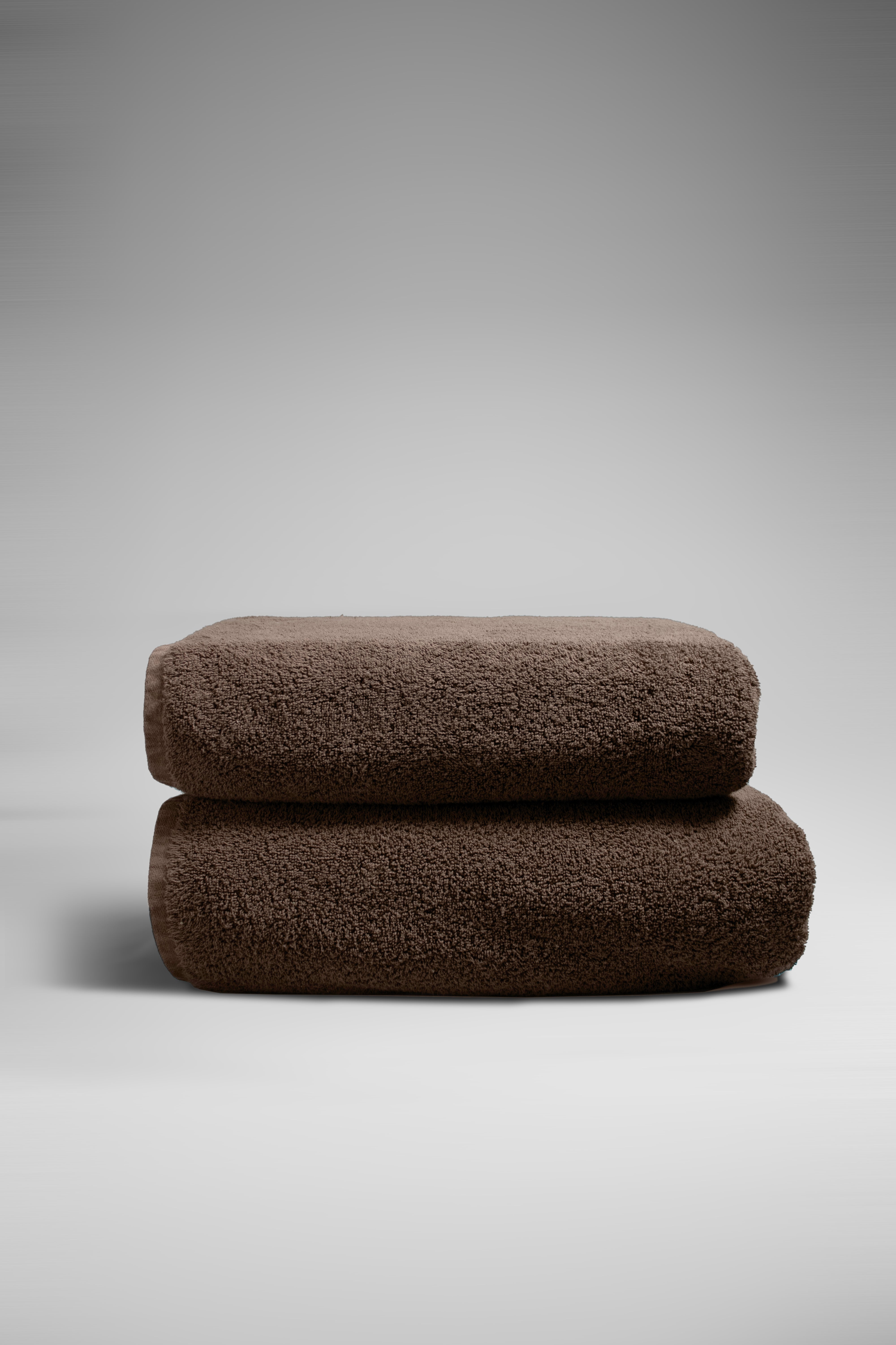 The Timber Towel-big bath towel-Turkish towel-side view