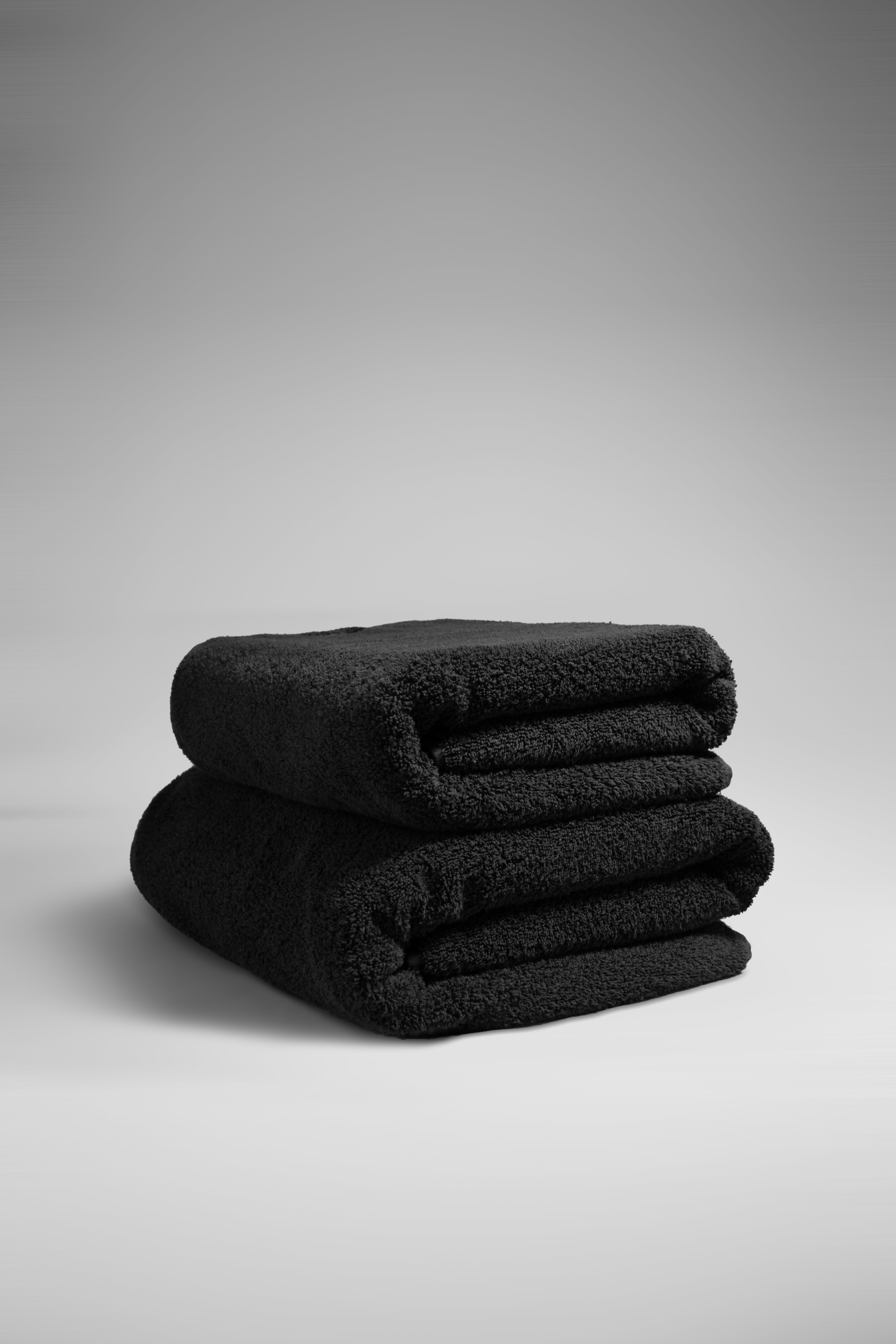 The Charcoal Towel-big bath towel-Turkish towel-corner view.