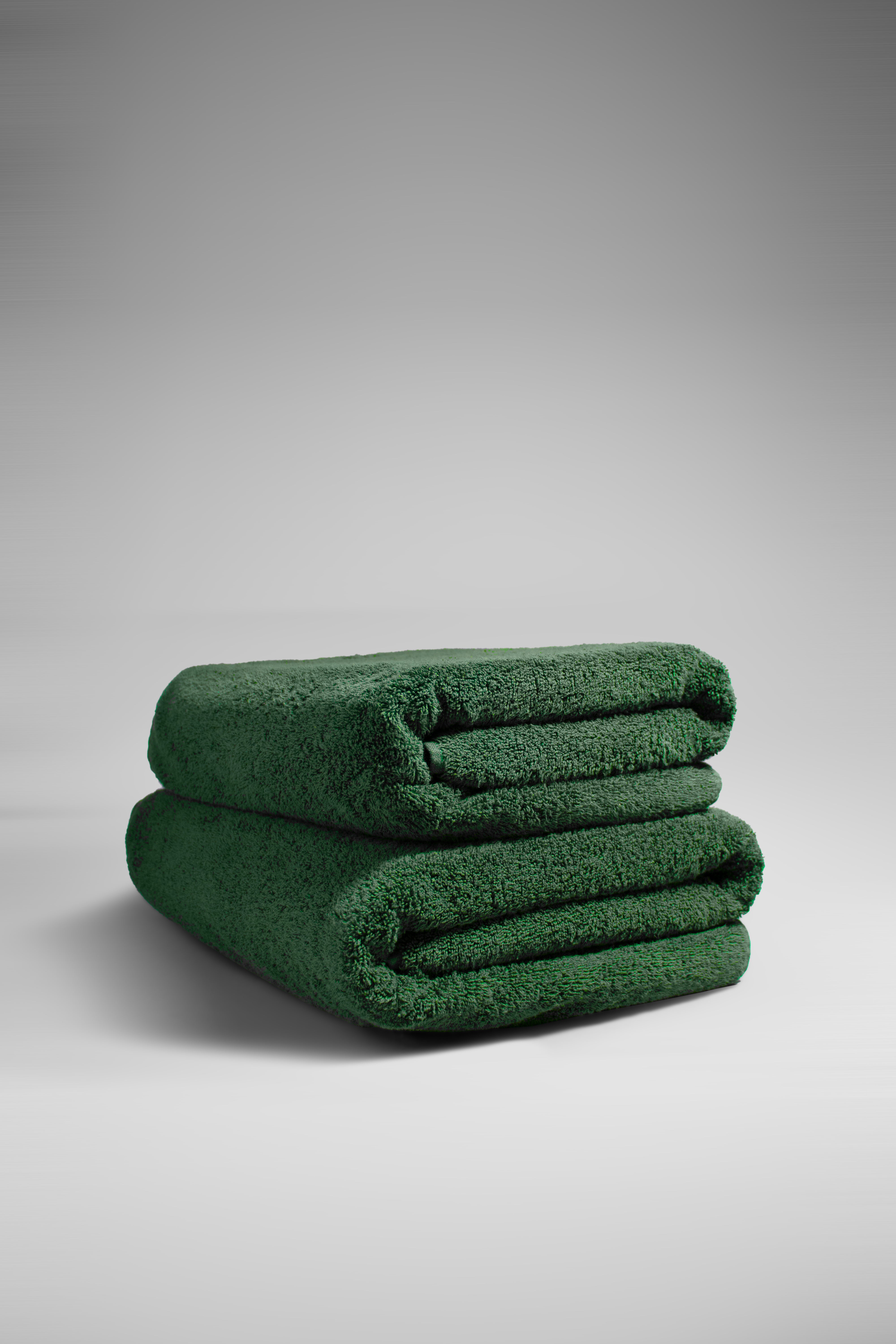 The Pine Towel-big bath towel-Turkish towel-corner view